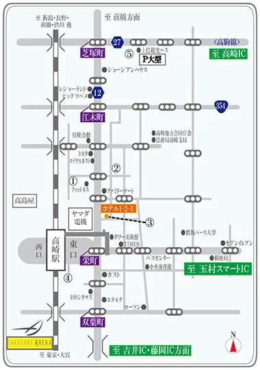 駐車場案内図